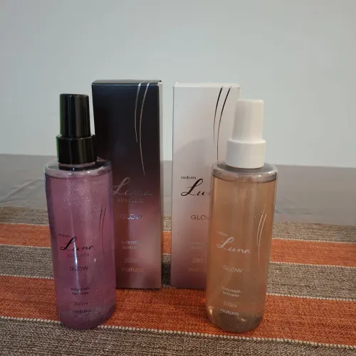Body splash com Glow Luna Tradicional e Luna Absoluta