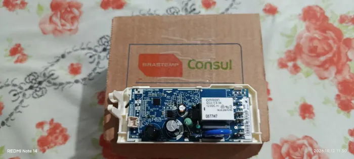Placa de controle Bivolt geladeira Consul , Brastemp.