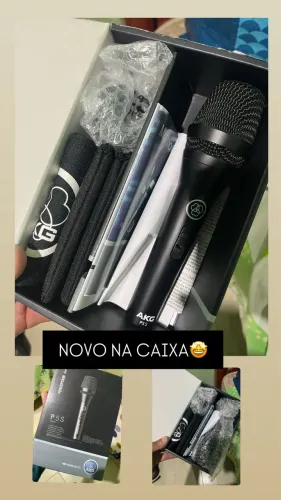 Microfone AKG NOVO NA CAIXA NUNCA USADO