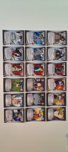 Coleção naruto clássica 55 cards diferentes + card de acetato rara fase 4 (2008)