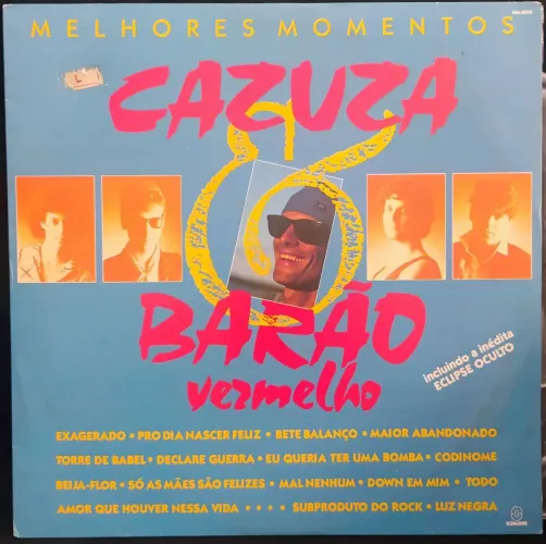 Vinil Cazuza e Barão Vermelho - Melhores Momentos (Disco, LP)