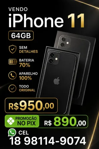 iPhone 11 64g Araçatuba