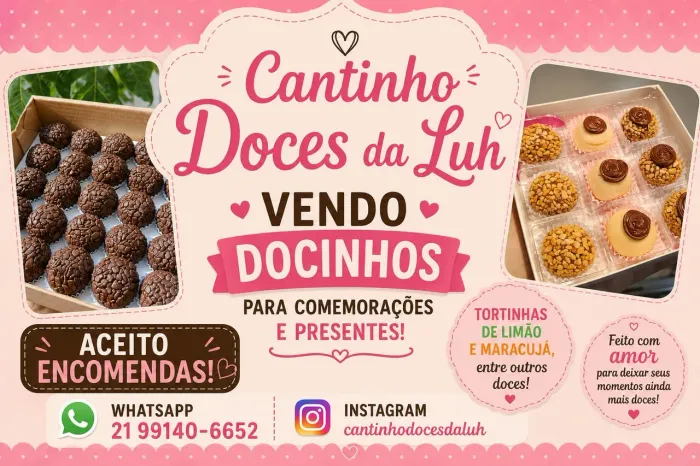 Cantinho " Doces da Luh ".. .