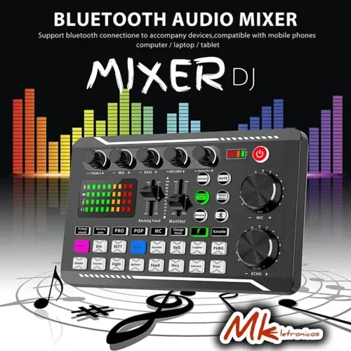 MIXER DJ BLUETOOTH MINI