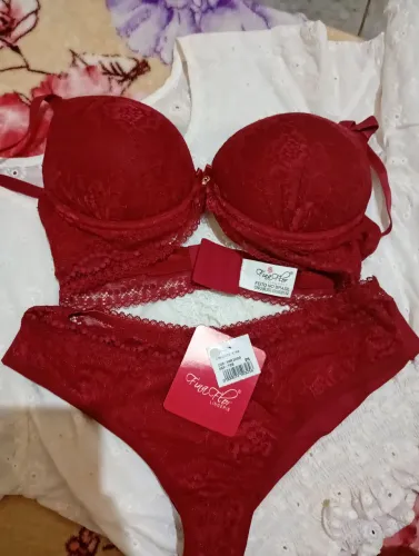 Conjunto lingerie Fina Flor