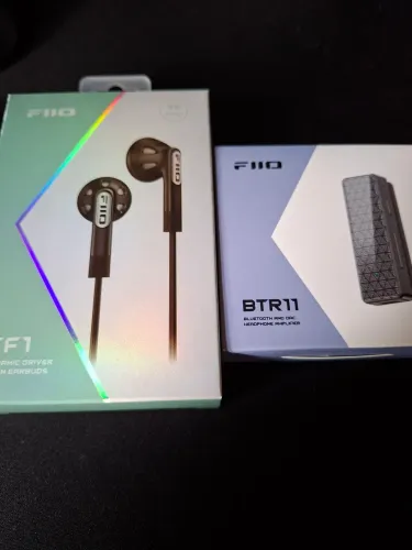 DAC para fones de ouvido BTR 11 + Fone de ouvido FIOO