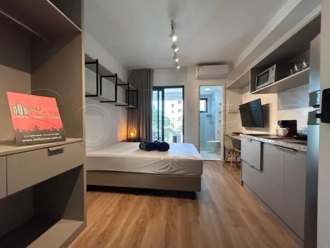 Studio 22m² mobiliado à venda na Chácara Klabin próximo ao metrô