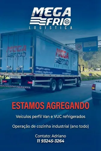 Agregamos veículos refrigerados 