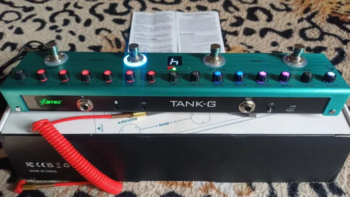 Pedaleira Tank G- V/T por pedal de volume BOSS ou pedal Boster Fire