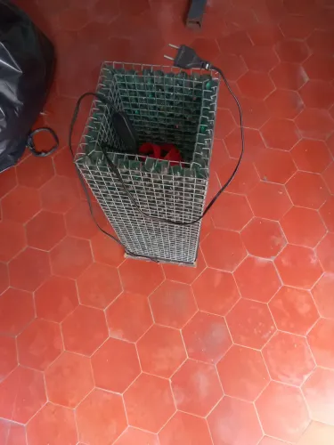 Abajur de bolinhas de gude 