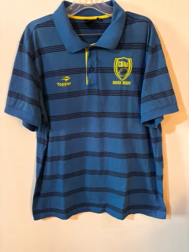 Camisa Polo Oficial da Seleção Brasileira de Rugby (CBRu)Topper