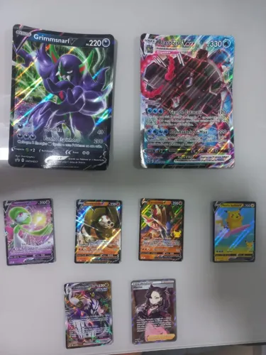 8 cartas pokémon