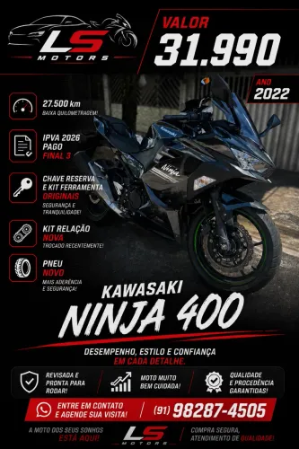 Kawasaki ninja 400 (oportunidade)