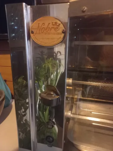 Churrasqueira a gás para varanda gourmet em inox 