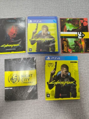 CyberPunk 2077 SteelBook Completo para PS4