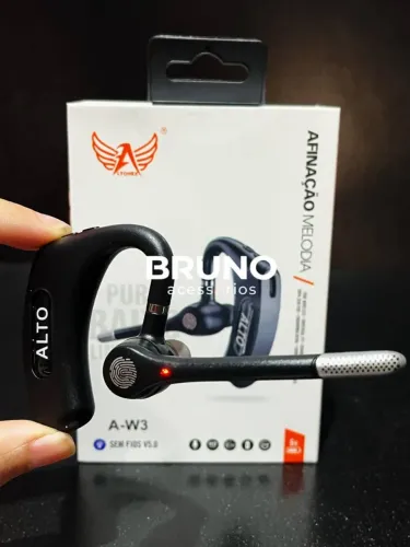 Fone de ouvido Bluetooth para Uber com microfone