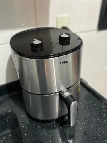 Air Fryer Philco PFR08PI Inox - 4 litros - 1500