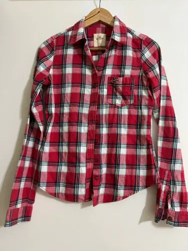 Camisa quadriculada Hollister 