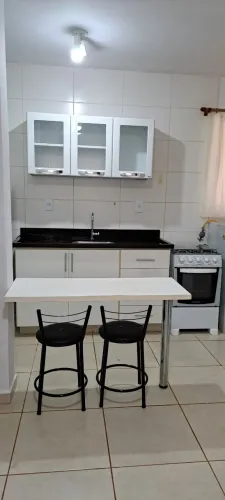 Apartamento tipo flat semi mobiliado próximo a UNESP