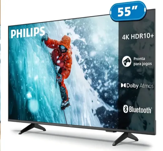 SMART TV PHILIPS 55? 4K UHD - NOVA NA CAIXA
