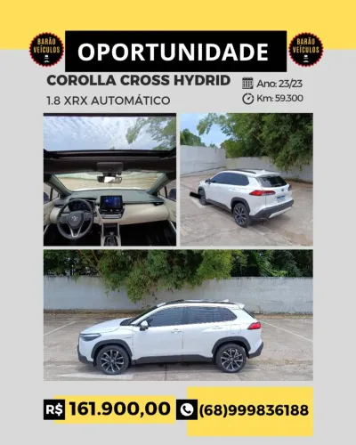 Toyota Corolla Cross XRX 1.8 16V Aut.(híbrido) 2023