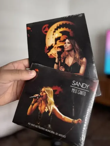 Cd/dvd Sandy - Meu Canto Ao Vivo (lacrado)