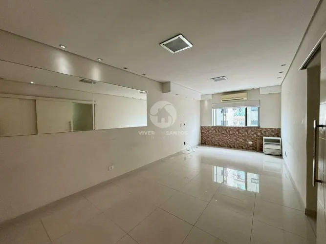 Apartamento 2 quartos com salão de festas, Campo Grande - Santos