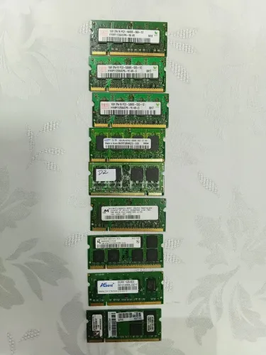 Memórias RAM ddr2 1gb notebook preço unitário