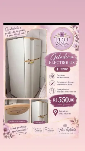 Geladeira 220v