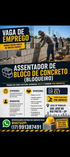 Assentador de bloco