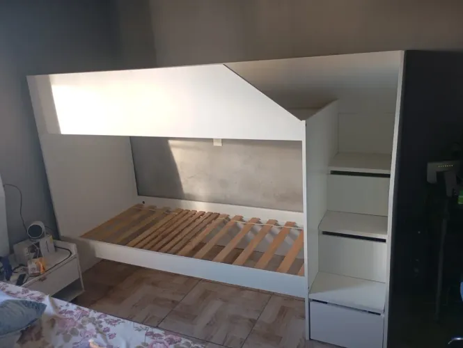 Cama beliche solteiro padrão normal