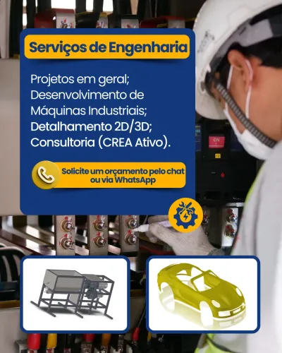 Serviços de Engenharia - Projetos, Desenho, Consultoria (CREA Ativo)