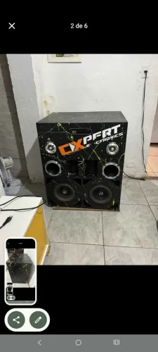 Vende se som potente caixa Bob e pra carro som de alta qualidade