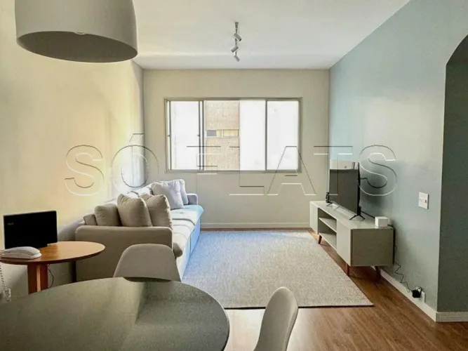 Flat no Saint Patrick disponível para locação com 1 dorm próximo da Av Santo Amaro.