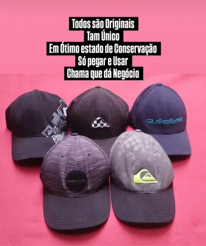 Vendo bonés Quiksikver todos originais Tam Único vendo todos juntos ou separadamente 