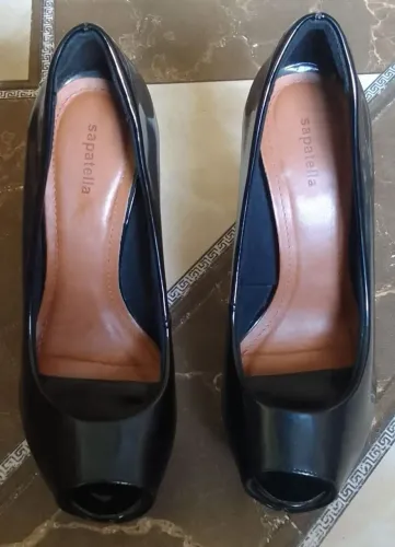Sapato Peep Toe Sapatella