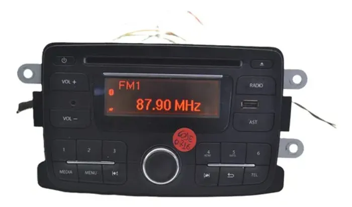 Radio Bluetooth Original Duster Sandero Logan N/pega Cd