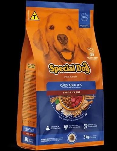 Ração Special Dog carne, premium, 15kg