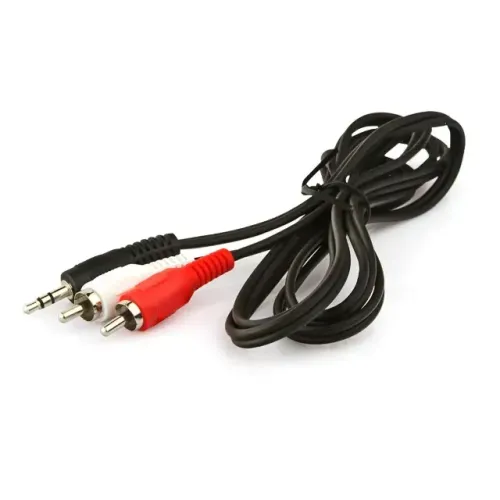 Cabo de Áudio P2 x 2 RCA BR Cabo 1.8 Metros Frete Grátis