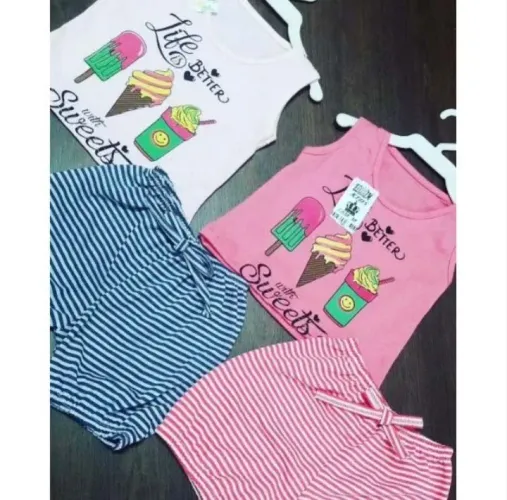 Kit 2 Roupa Bebê RN Menina