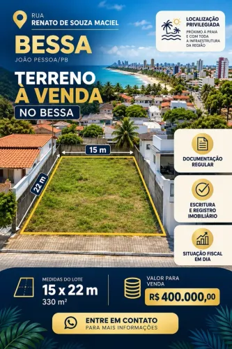 Vendo terrenos Bessa.e Cabedelo