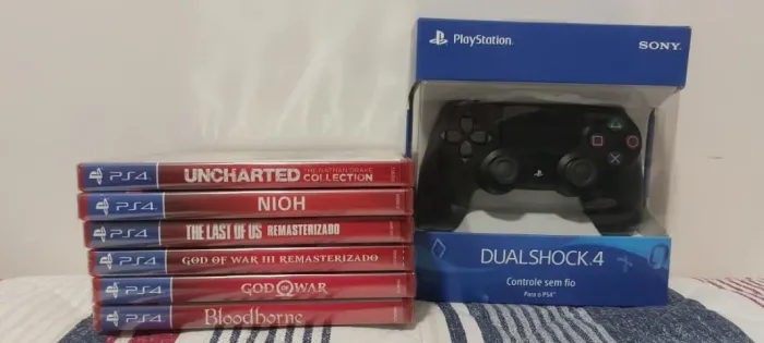 Jogos e Controle Ps4 Original Lacrados(VALORES DESCRIÇÃO)