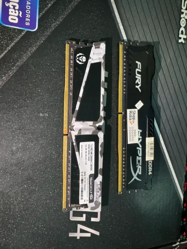 Memória RAM 16GB DDR4 T-FORCE, Hyperx Fury 2666hz