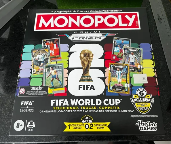 Jogo Monopoly Copa do Mundo FIFA 2026 Prizm