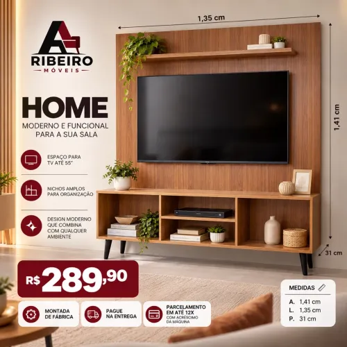 Home para sala Montada NOVA