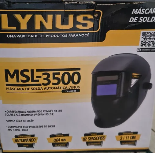 Máscara de Solda Automática Lynus MSL-3500 (Nova na Caixa)