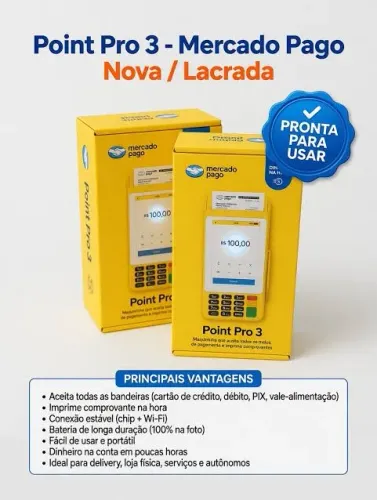 POINT PRO 3 MERCADO PAGO CHIP CLARO 