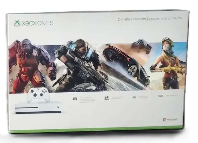 Xbox One S 1TB com Controle e Caixa Original