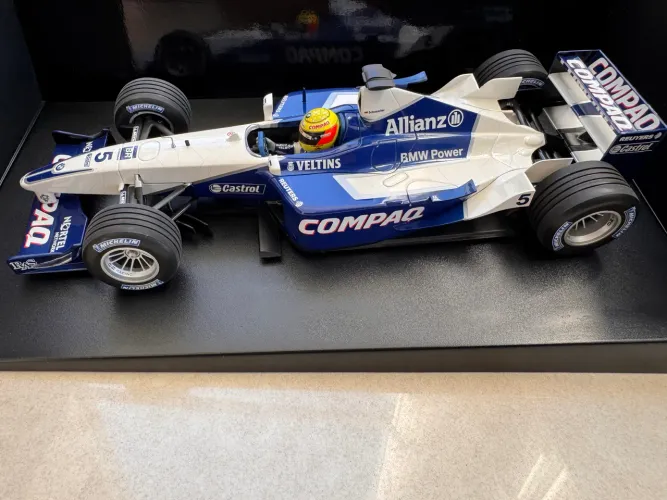 Minichamps 1/18 Williams 2001 fw23 Ralf Schumacher GP San Marino - VIDE DETALHES