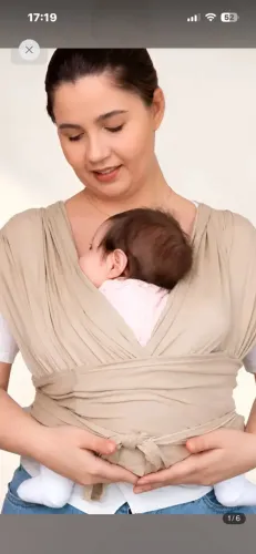 Promoção Do Mês Sling De Bebe Carregador Canguru De Vestir